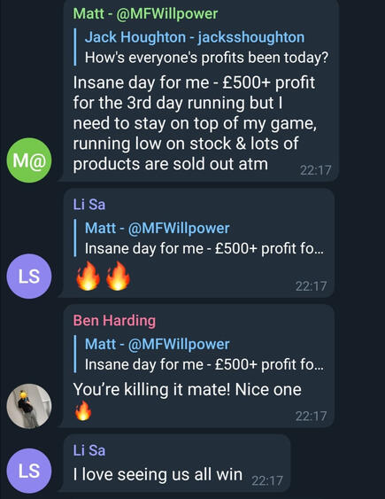 £210 profit in 1 sale.